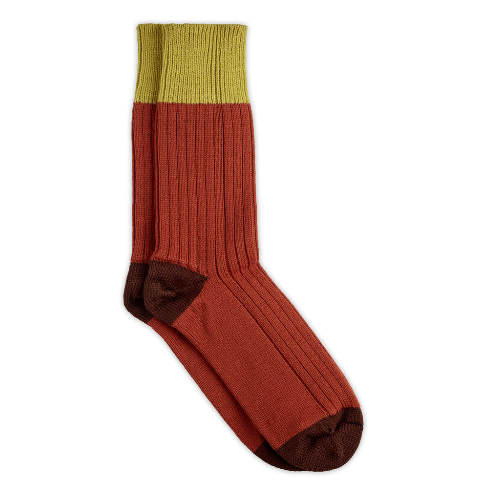 Matt Sewell Silverstick Merino Wool Hawfinch Bird Sock Full