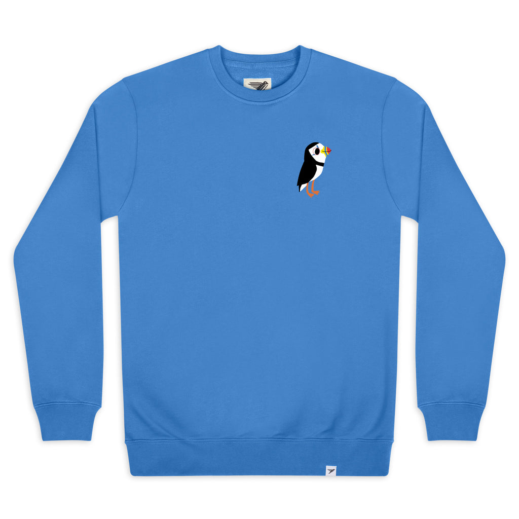 Matt Sewell Silverstick Puffin Men Organic Cotton Palace Blue