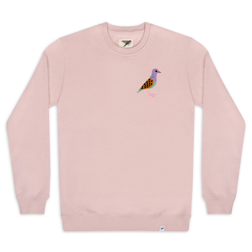 Matt Sewell Silverstick Turtle Dove Men Organic Cotton Sweat Lilac