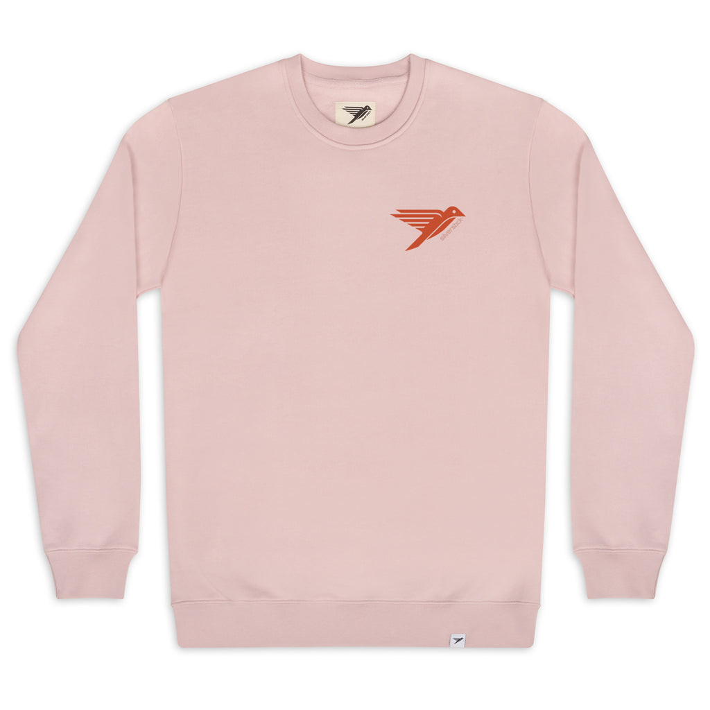 Mens Lilac Left Chest Logo Sweat