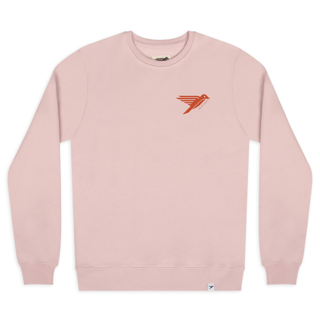 left chest logo organic sweat