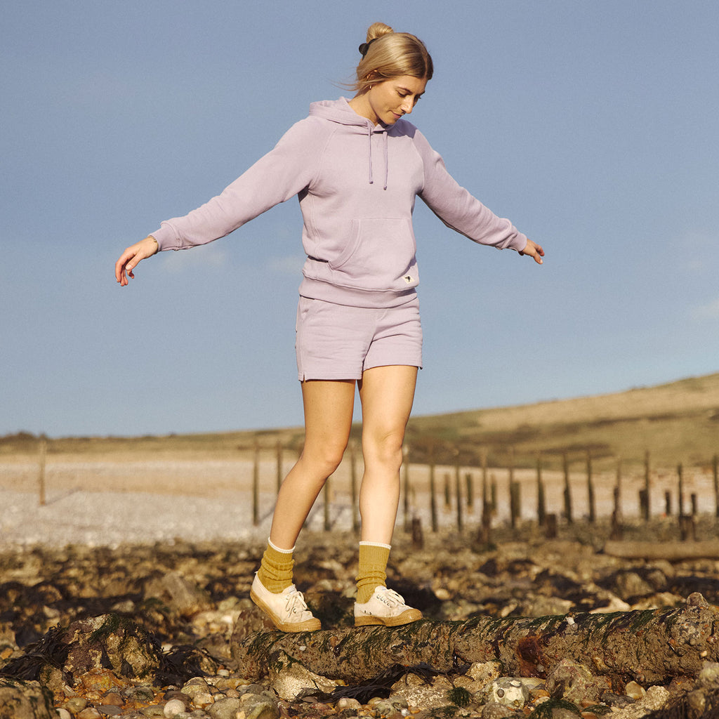 Silverstick Meyers Womens Organic Cotton Hoodie Wisteria