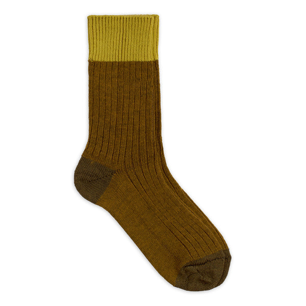 Matt Sewell + Silverstick Cirl bunting Merino Wool Sock