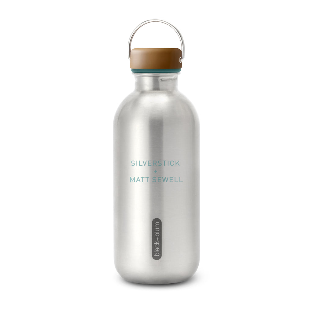 silverstick everyday water bottle with bird print back