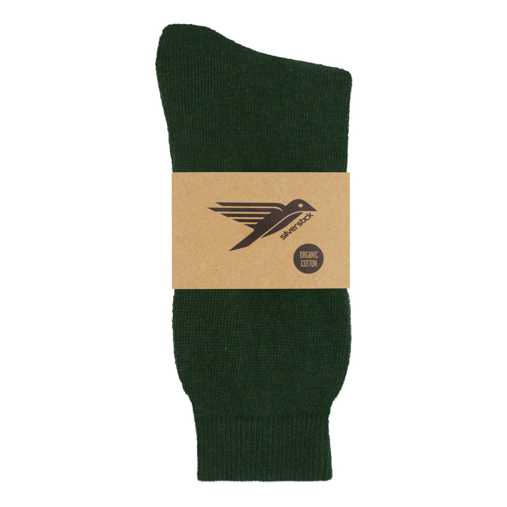 silverstick organic cotton hope deep forest sock