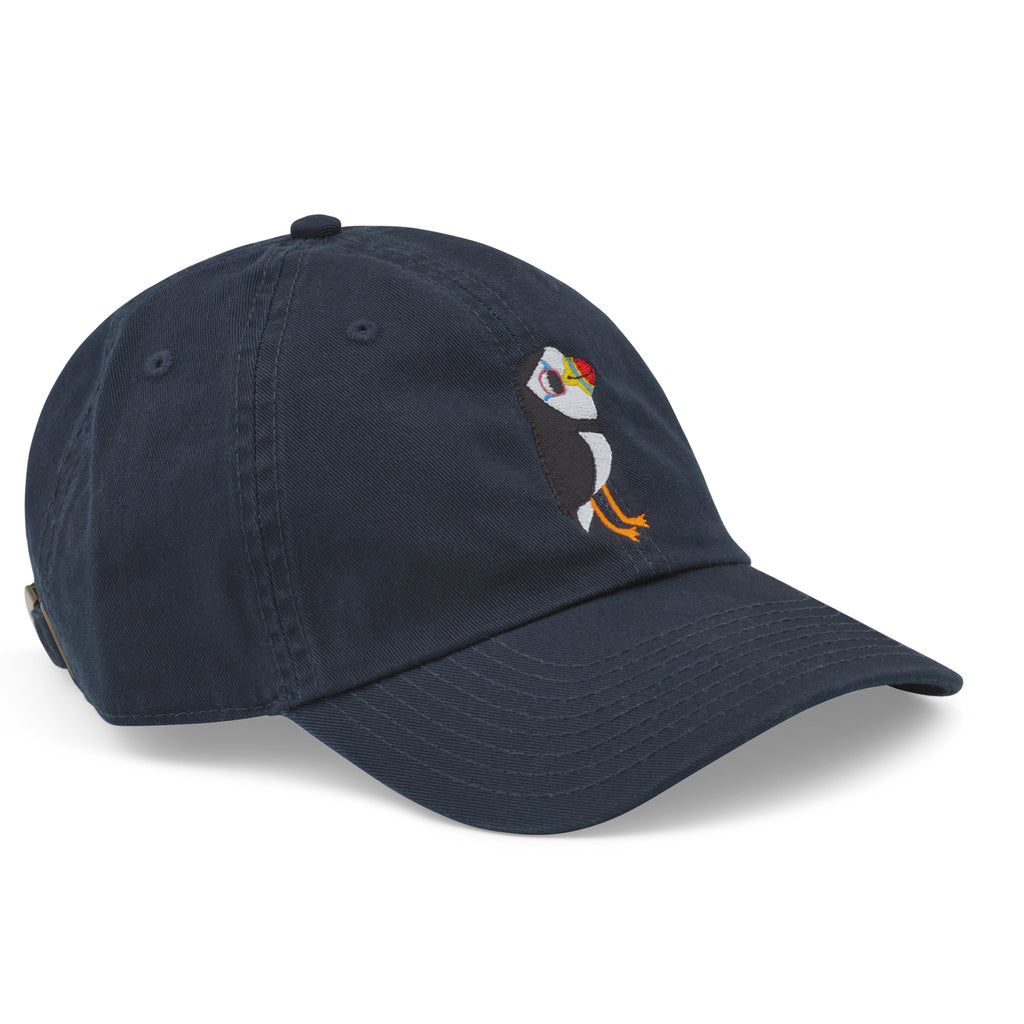 Matt Sewell +Silverstick organic cotton puffin cap
