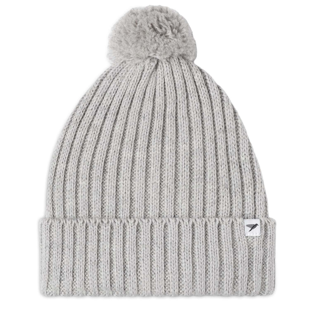silverstick misti alpaca wool bobble hat light grey