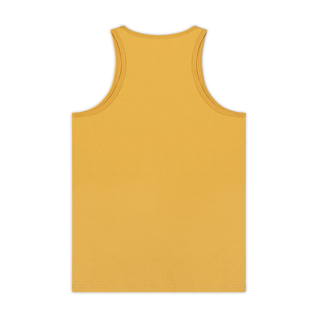 Silverstick Mens Blank Organic Cotton Vest Top Maize Back