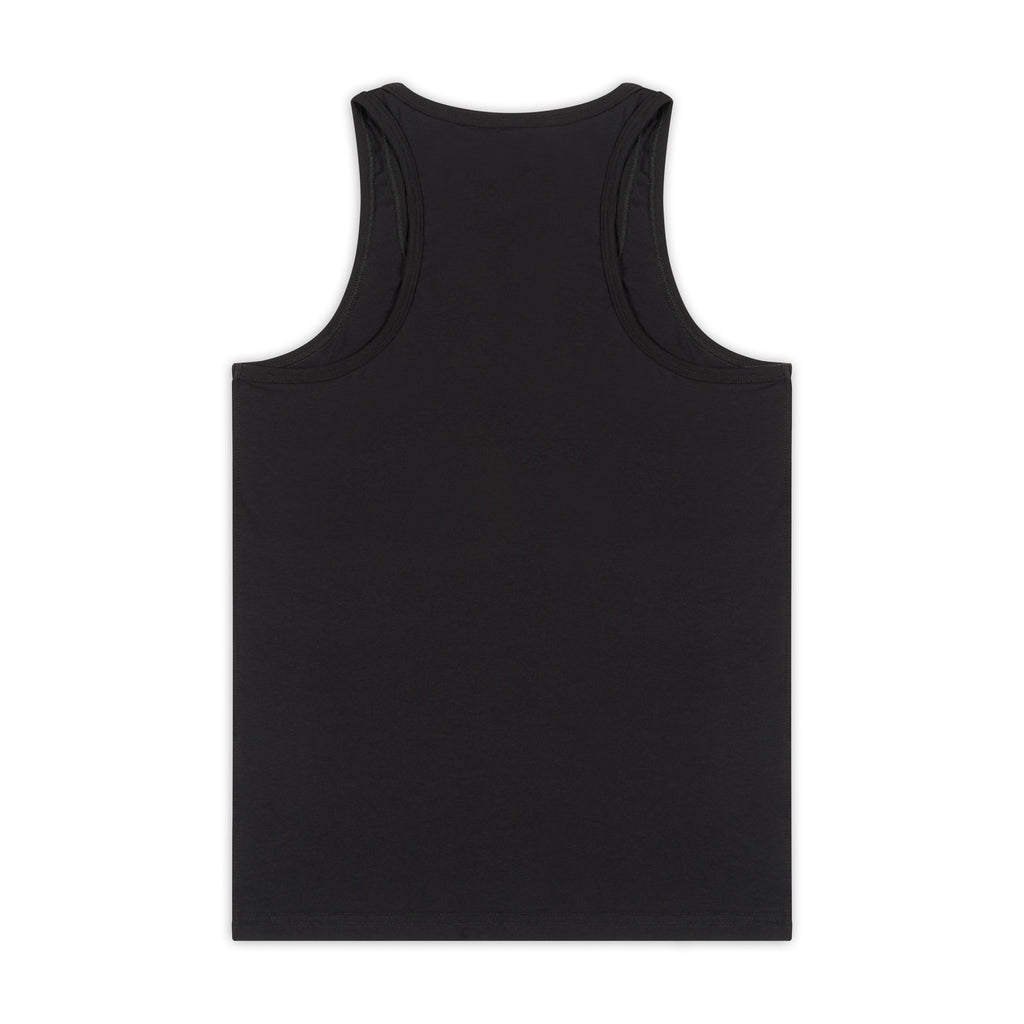 Silverstick Womens Blank Organic Cotton Vest Top Charcoal Back