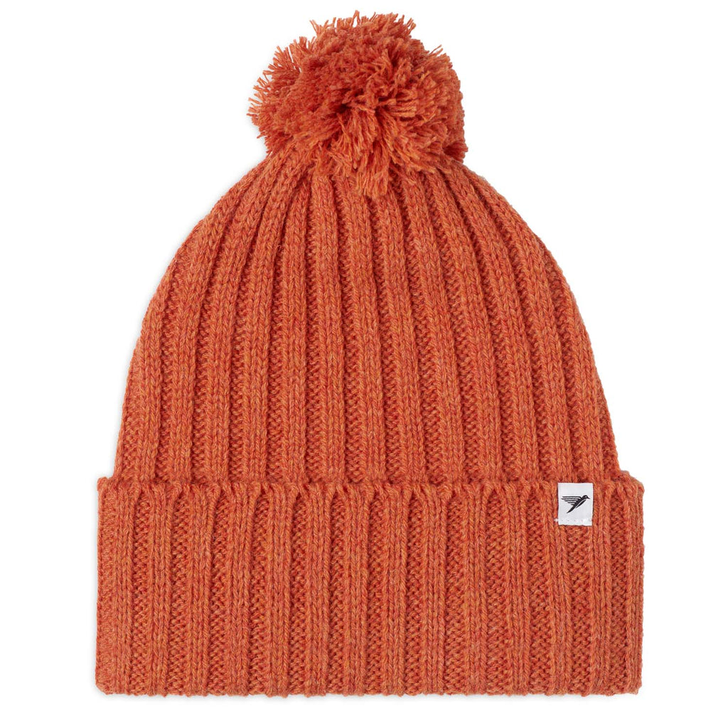 Silverstick Jefferis New Wool Bobble Hat Burnt Orange