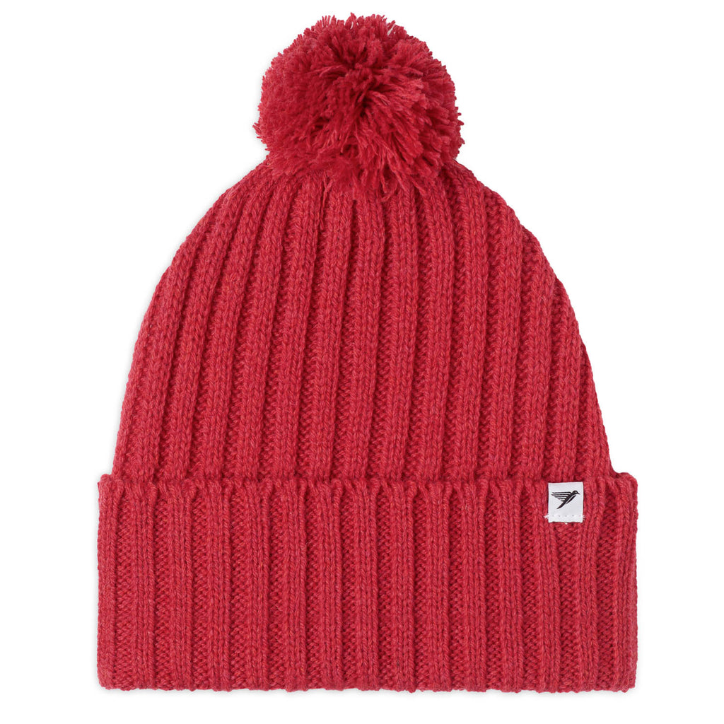Silverstick Jefferis New Wool Bobble Hat Poppy