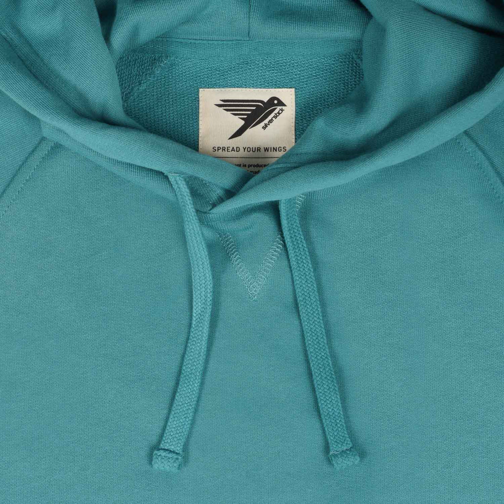 Silverstick Meyers Womens Organic Cotton Hoodie Brittany Blue Label