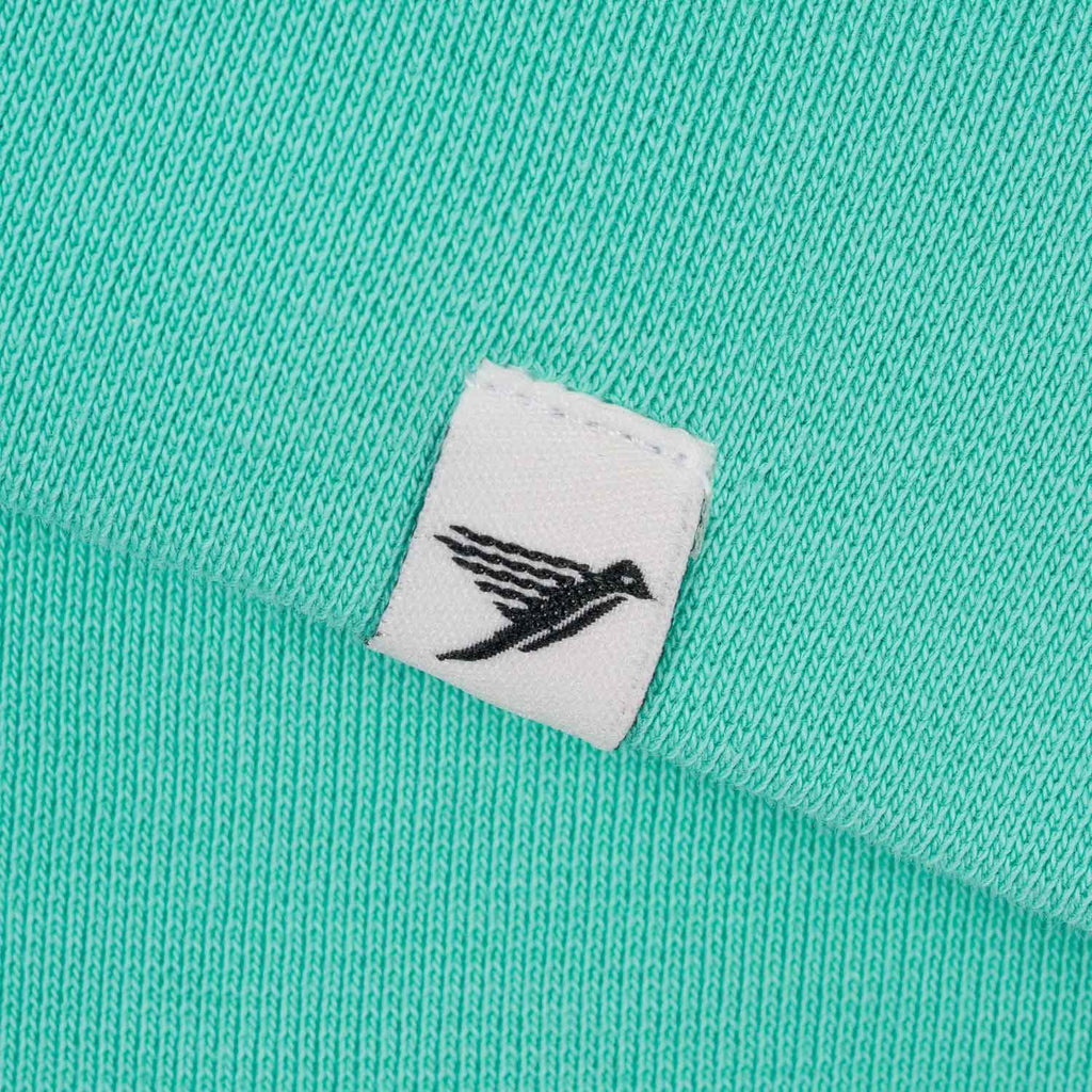 Silverstick womens matt sewell tree sparrow organic cotton sweat sea glass hem label