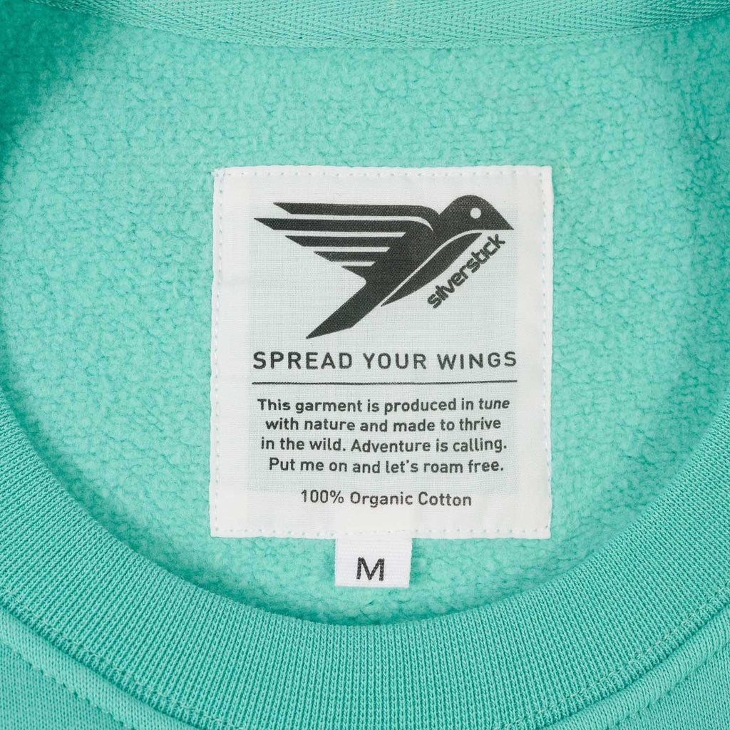 silverstick mens organic cotton sweat arugam sea glass label