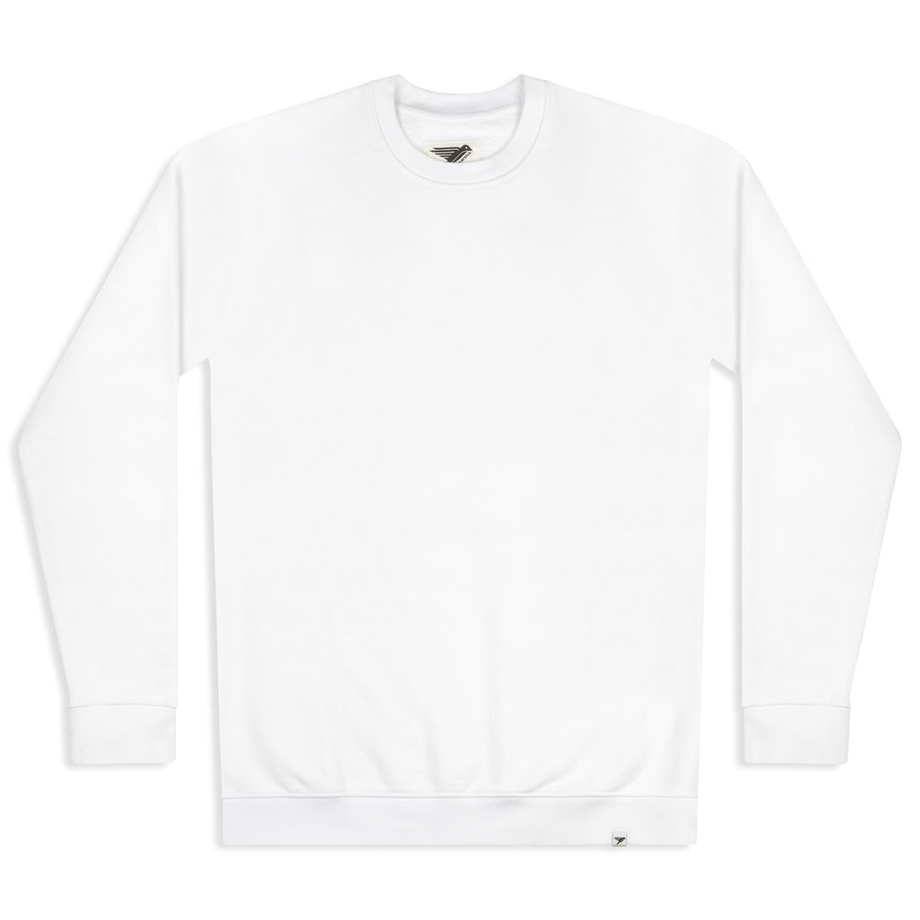 silverstick mens organic cotton sweat arugam white front