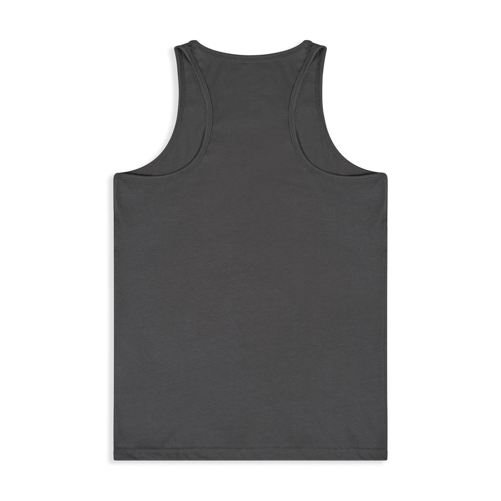 Silverstick Womens Blank Organic Cotton Vest Top Gun Metal Back