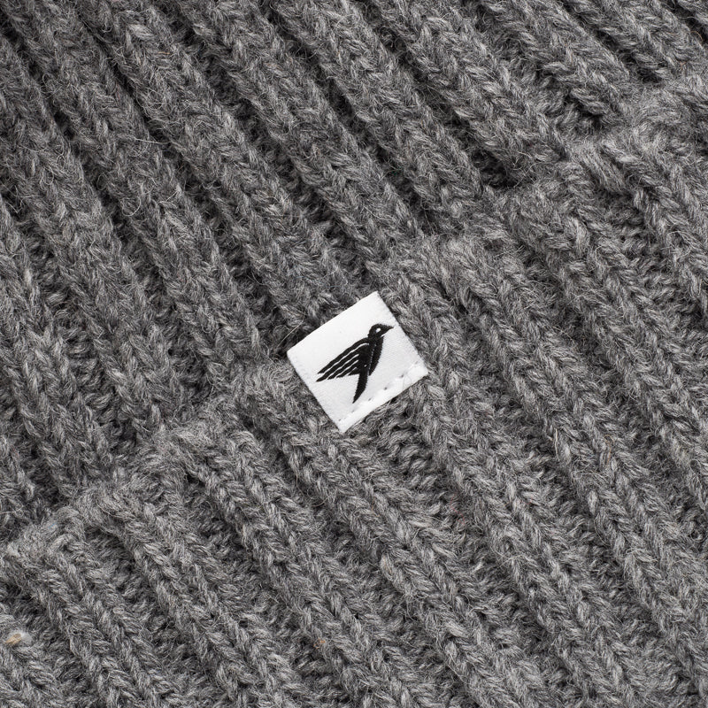 Silverstick Jefferis New Wool Bobble Hat Grey Label