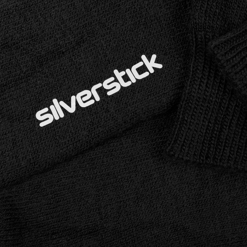 Silverstick Natural Wool British Hiking Sock Black