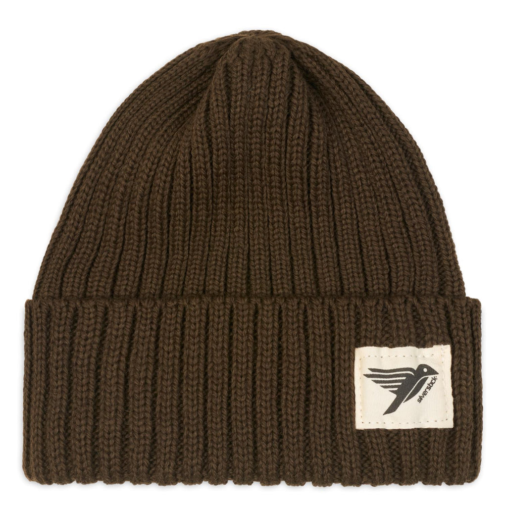 Silverstick Moffat Merino Wool Beanie Brown