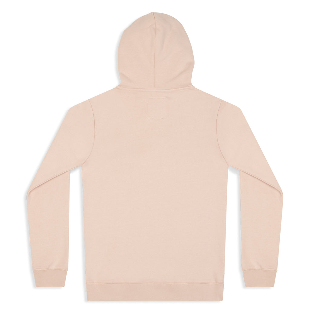 silverstick womens organic cotton hoodie lancelin faded pink back