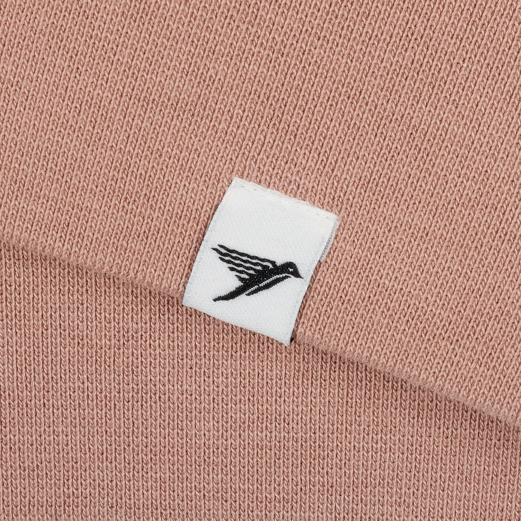 silverstick men organic cotton sweat arugam logo mahogany rose hem label