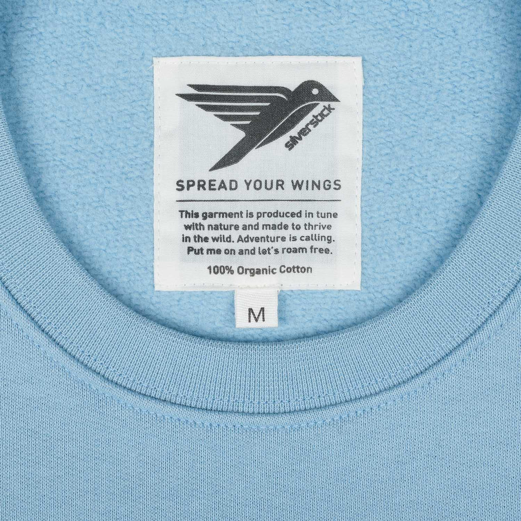 silverstick mens organic cotton sweat arugam winter sky detail