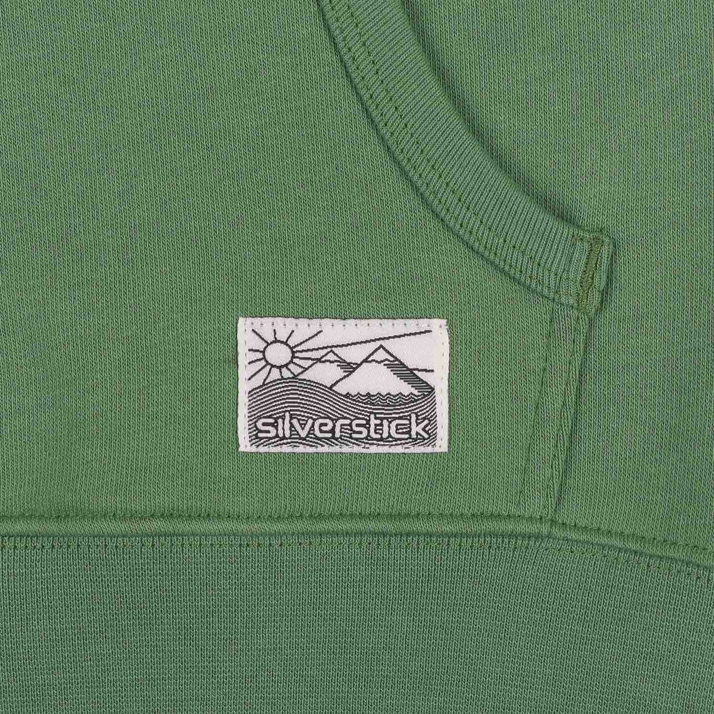 silverstick mens organic cotton hoodie ellerton watercress patch