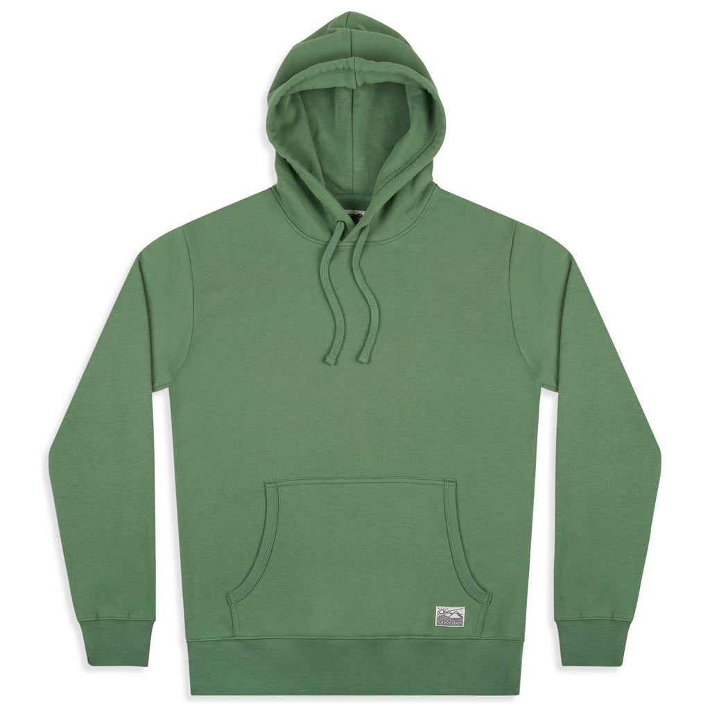 silverstick mens organic cotton hoodie ellerton watercress front