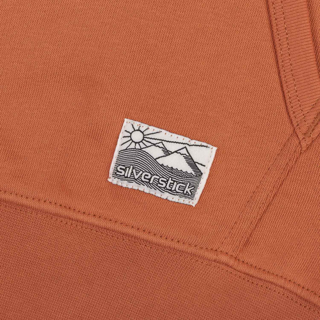 silverstick womens organic cotton tobias zip hoodie pheasant patch label