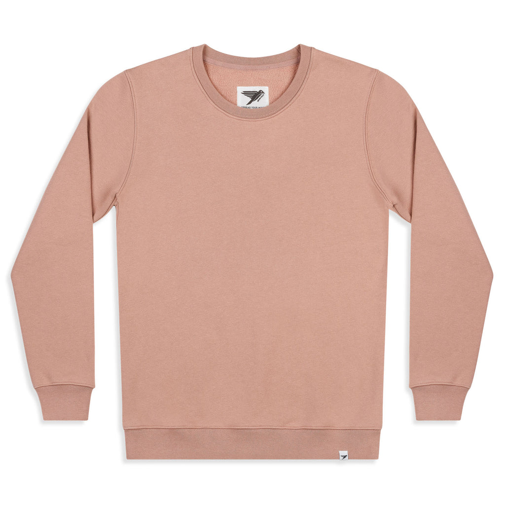 silverstick womens organic cotton sweat arugam mahogany rose front