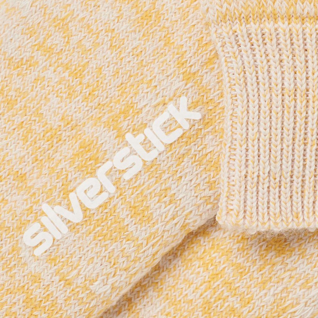 Silverstick Natural Wool British Hiking Sock Spring Marl Detail