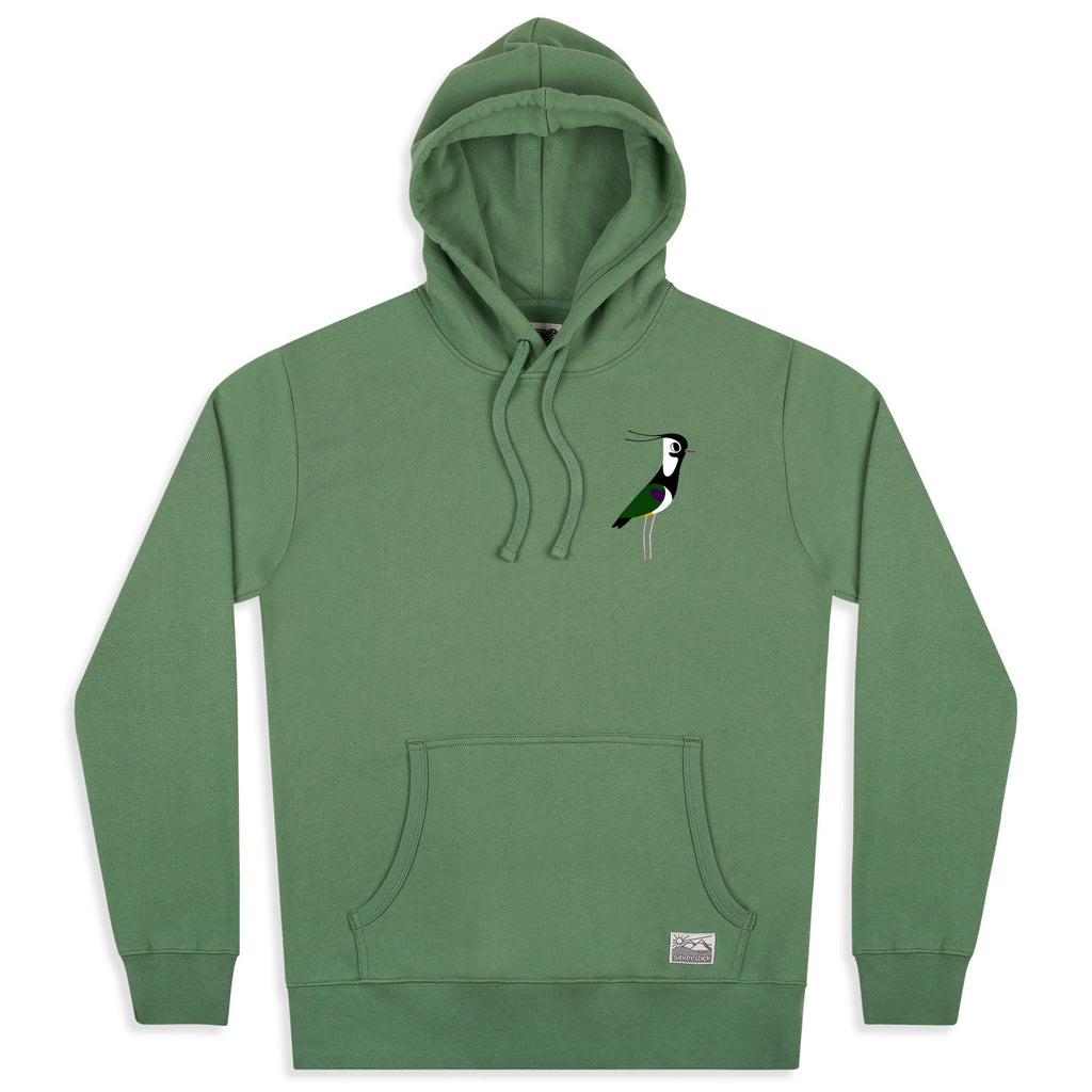 Silverstick mens matt sewell lapwing organic cotton hoodie front