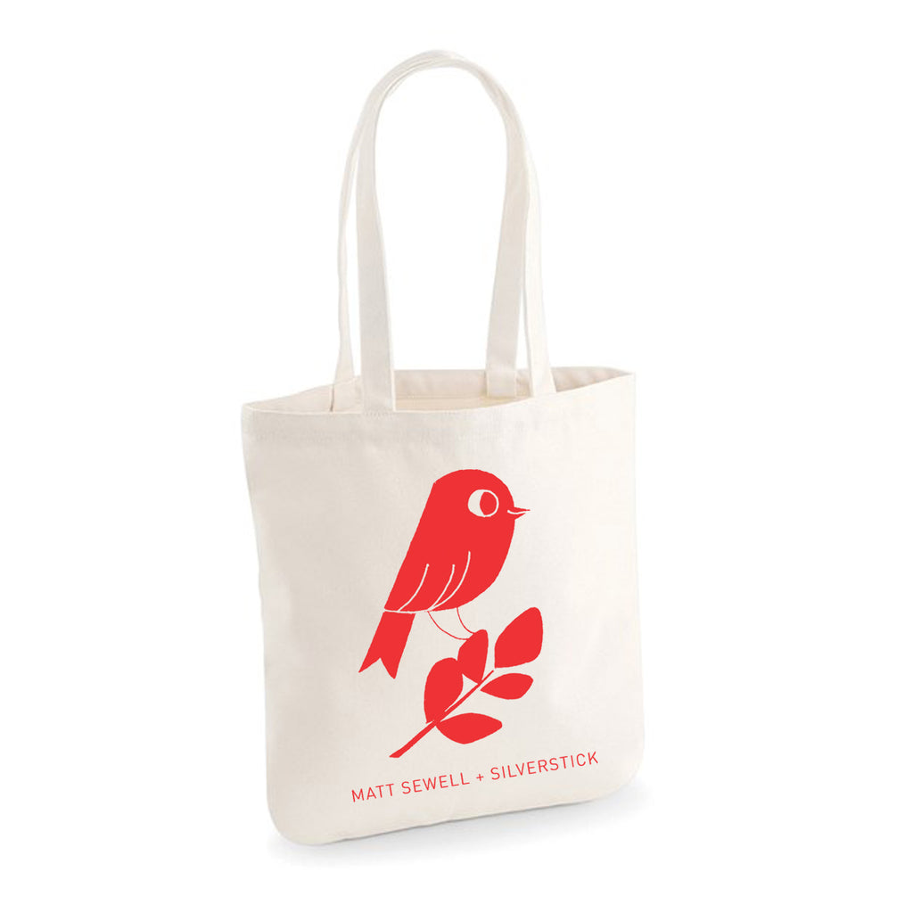 matt sewell + silverstick organic cotton tote bag