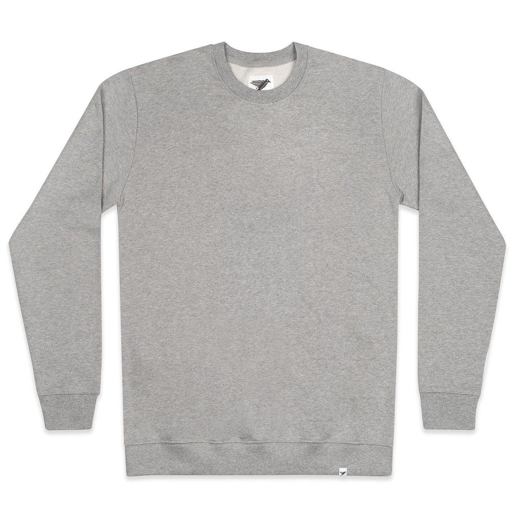 silverstick mens organic cotton arugam ash marl sweat front