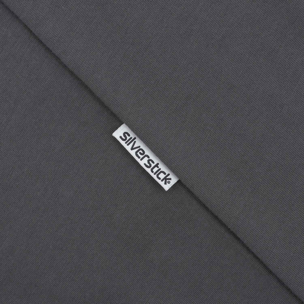 Silverstick Women Adventure Organic Cotton T Shirt Blank Gun Metal Side Seam Label