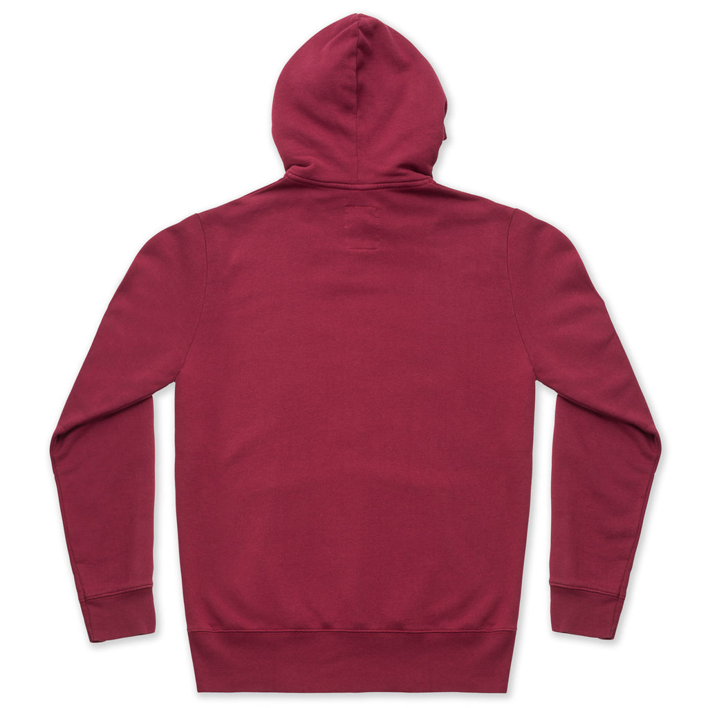 silverstick mens organic cotton hoodie ellerton bojo back