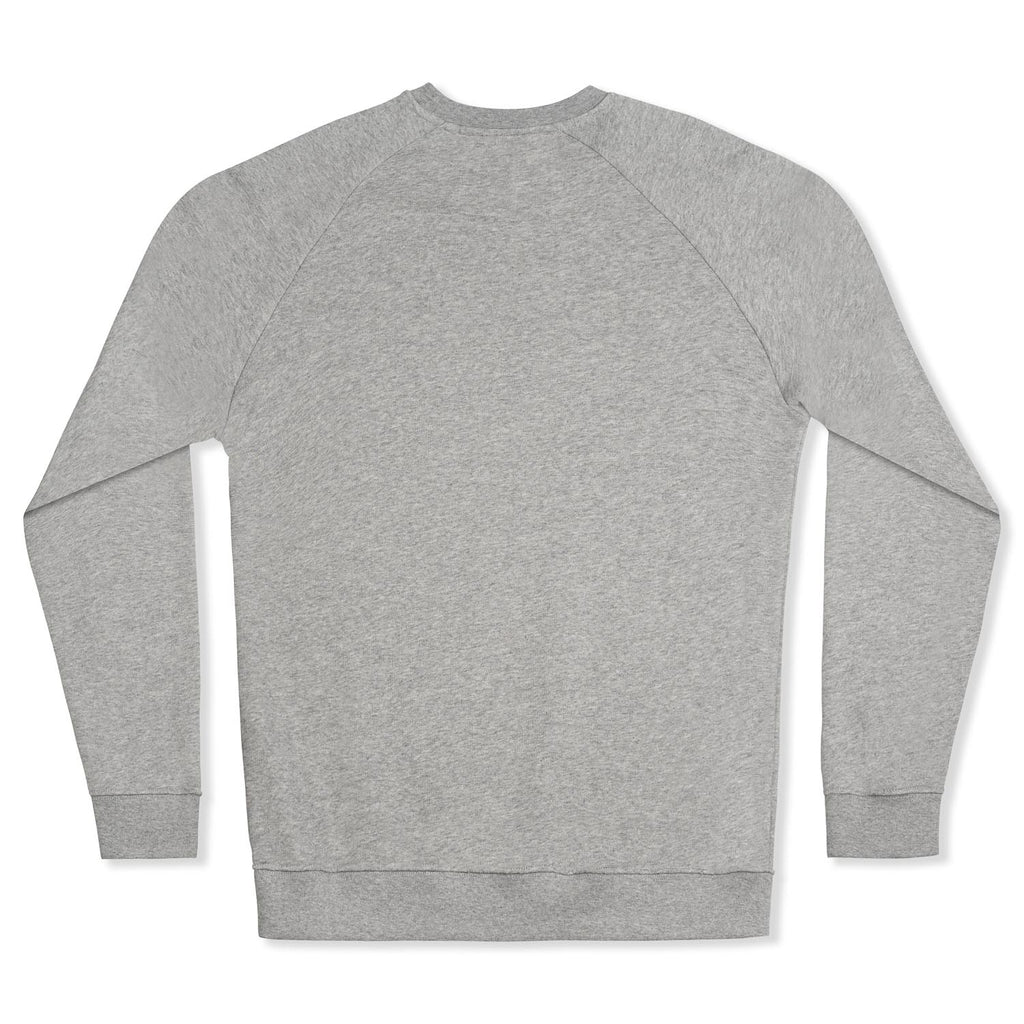 silverstick mens organic cotton hoodie nias ash marl back