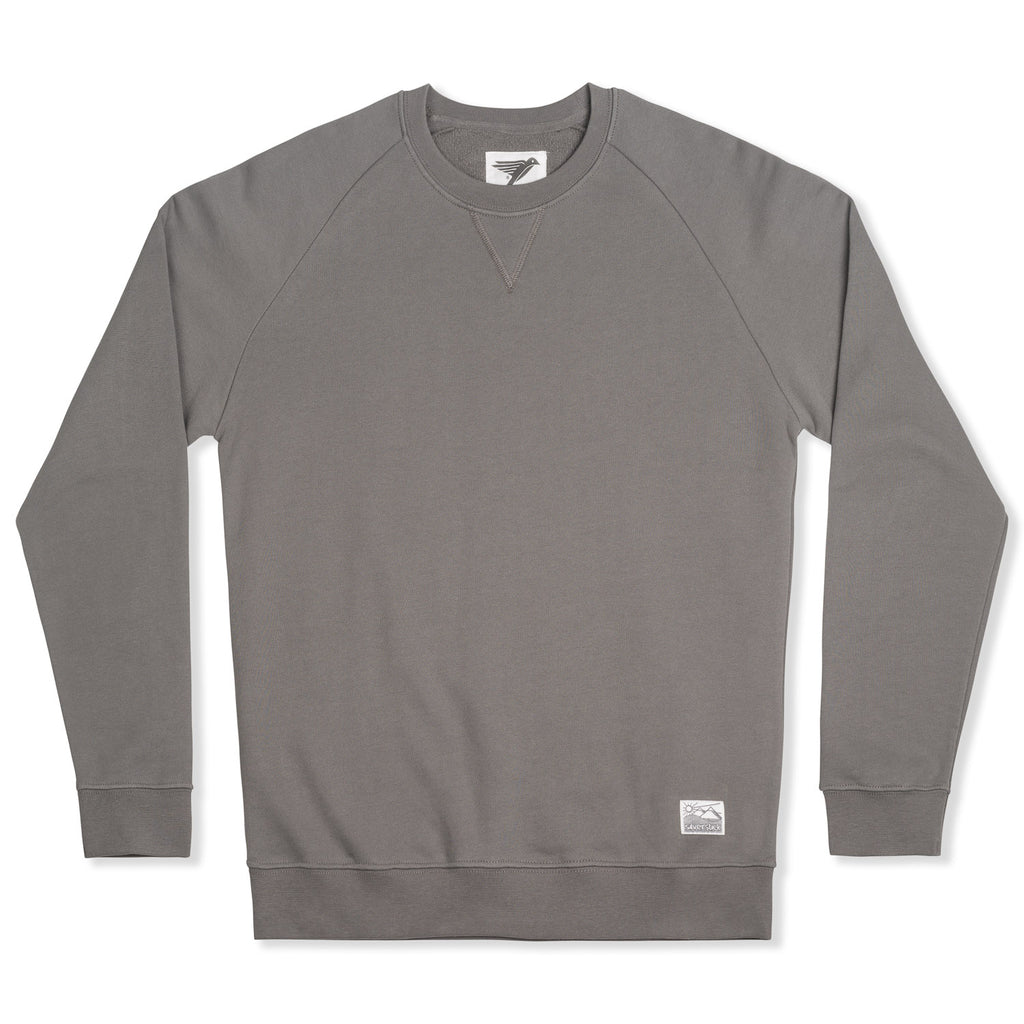 silverstick mens organic cotton hoodie nias slate front