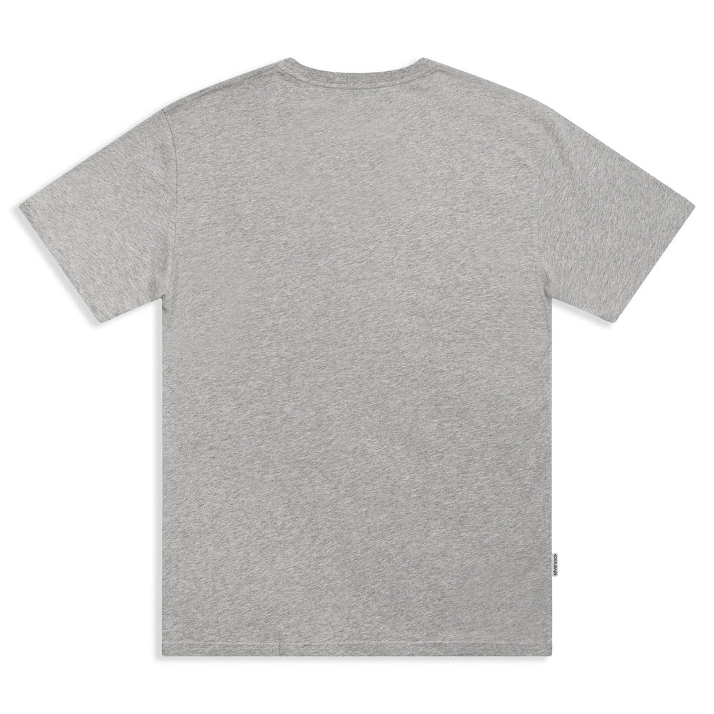 silverstick mens adventure organic cotton t shirt ash marl back