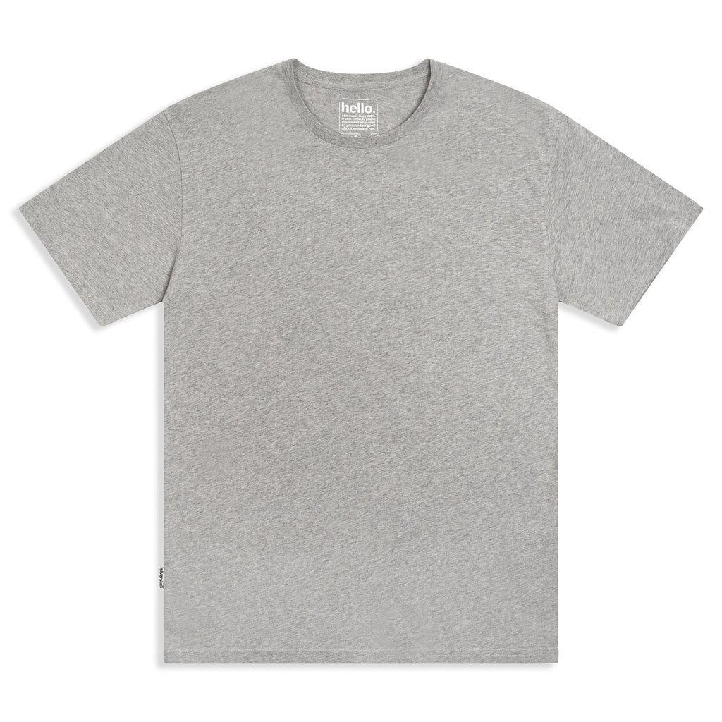 silverstick mens adventure organic cotton t shirt ash marl front