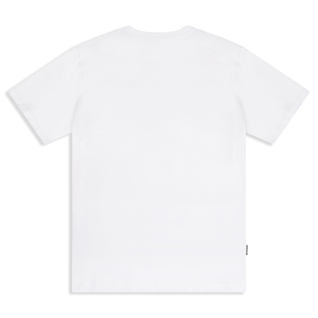 silverstick mens organic cotton original logo white t shirt back