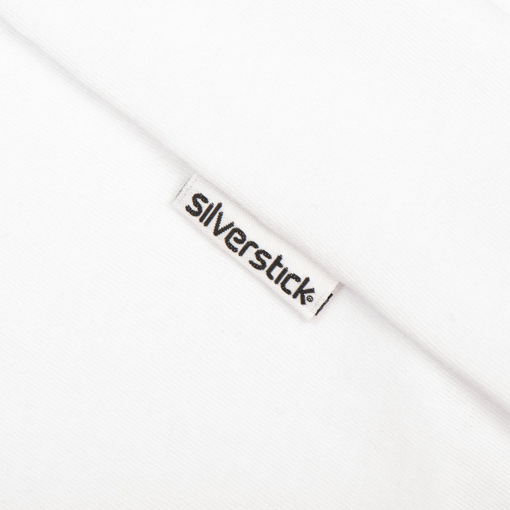matt sewell + silverstick mens organic cotton rewild white side label