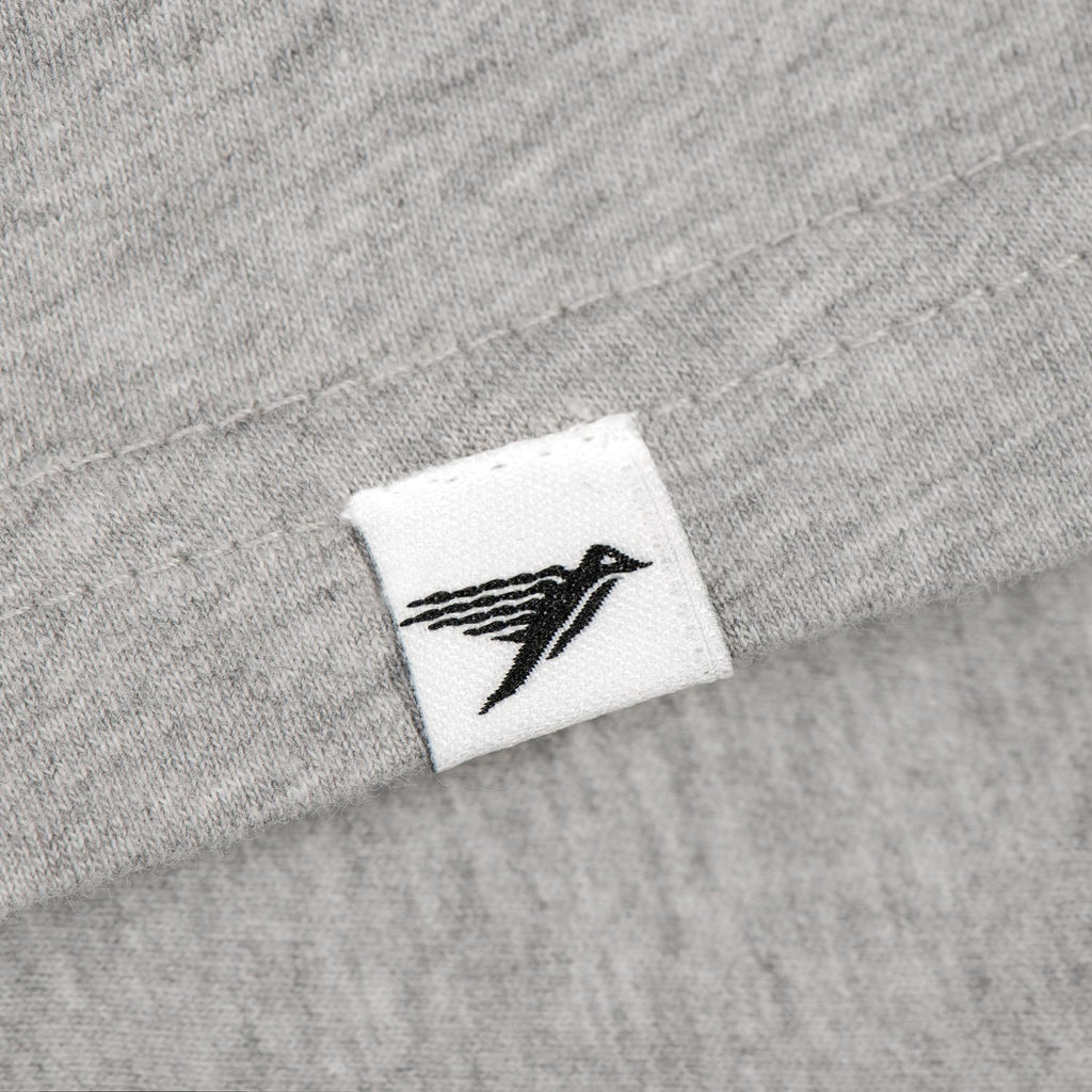 Silverstick Mens Blank Organic Cotton Vest Top Ash Marl Hem Label