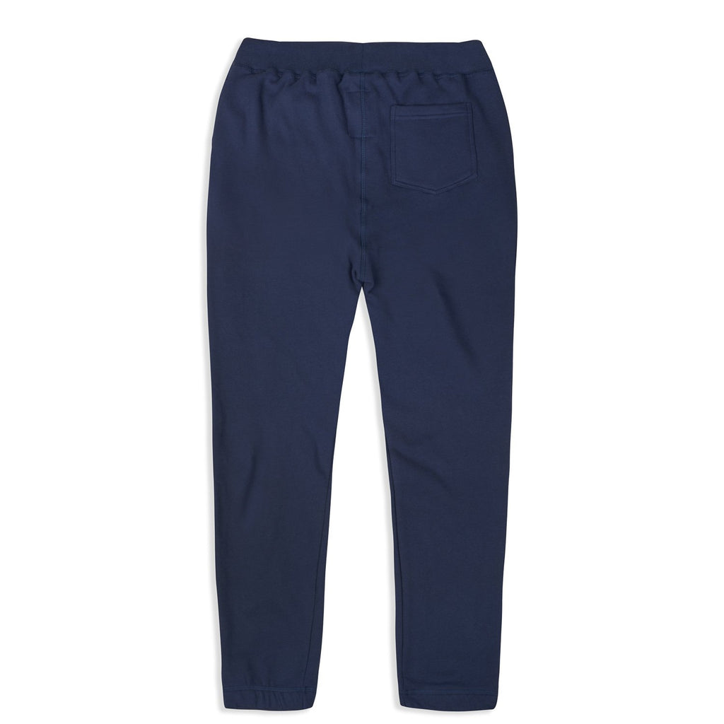 silverstick mens organic cotton johnson navy sweatpant back