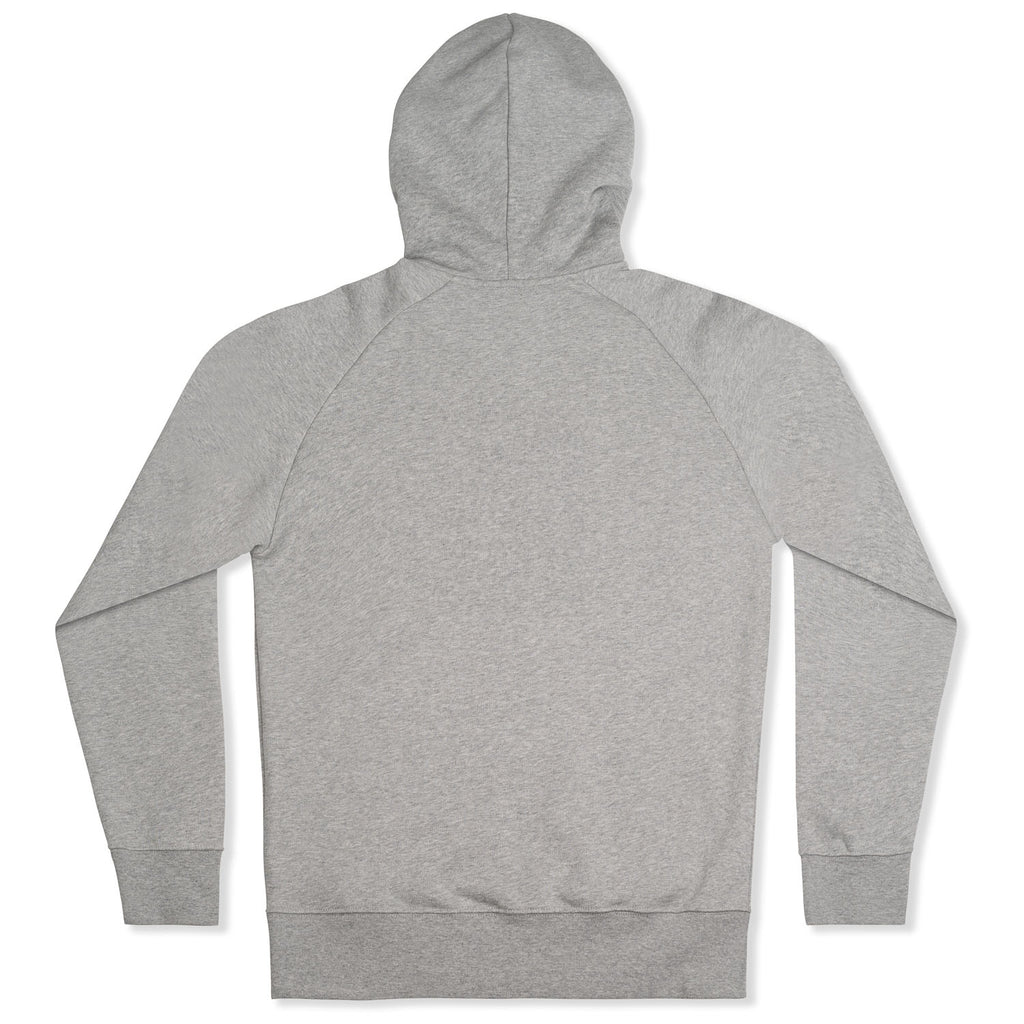 Silverstick Vikafjell Organic Cotton Zip Hoodie Ash Marl Back