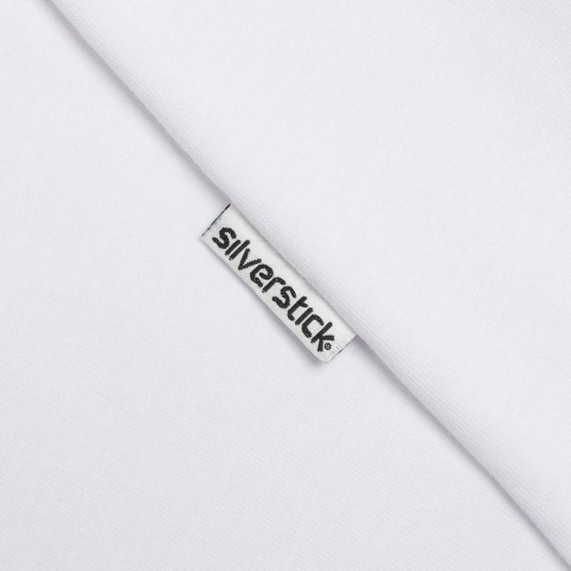 matt sewell + silverstick womens organic cotton red bird white tee side seam label