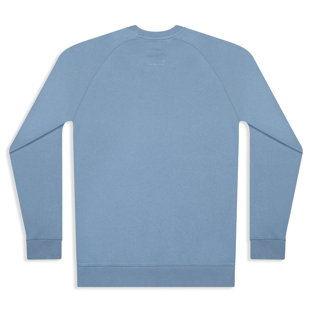 Silverstick Womens Beau Organic Cotton Sweatshirt Denim Back