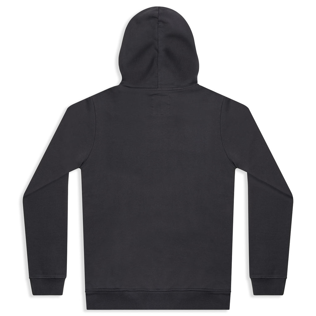 silverstick womens organic cotton hoodie lancelin charcoal back