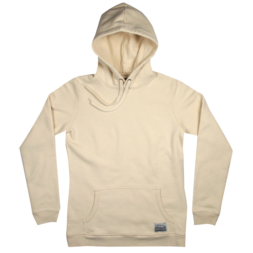 silverstick womens organic cotton hoodie lancelin natural front