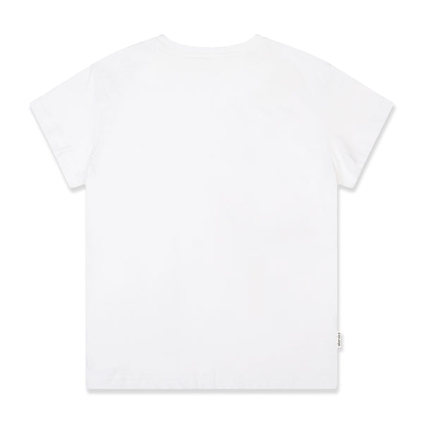 Silverstick Womens Organic Lightweight Boxy T Shirt Ryn White